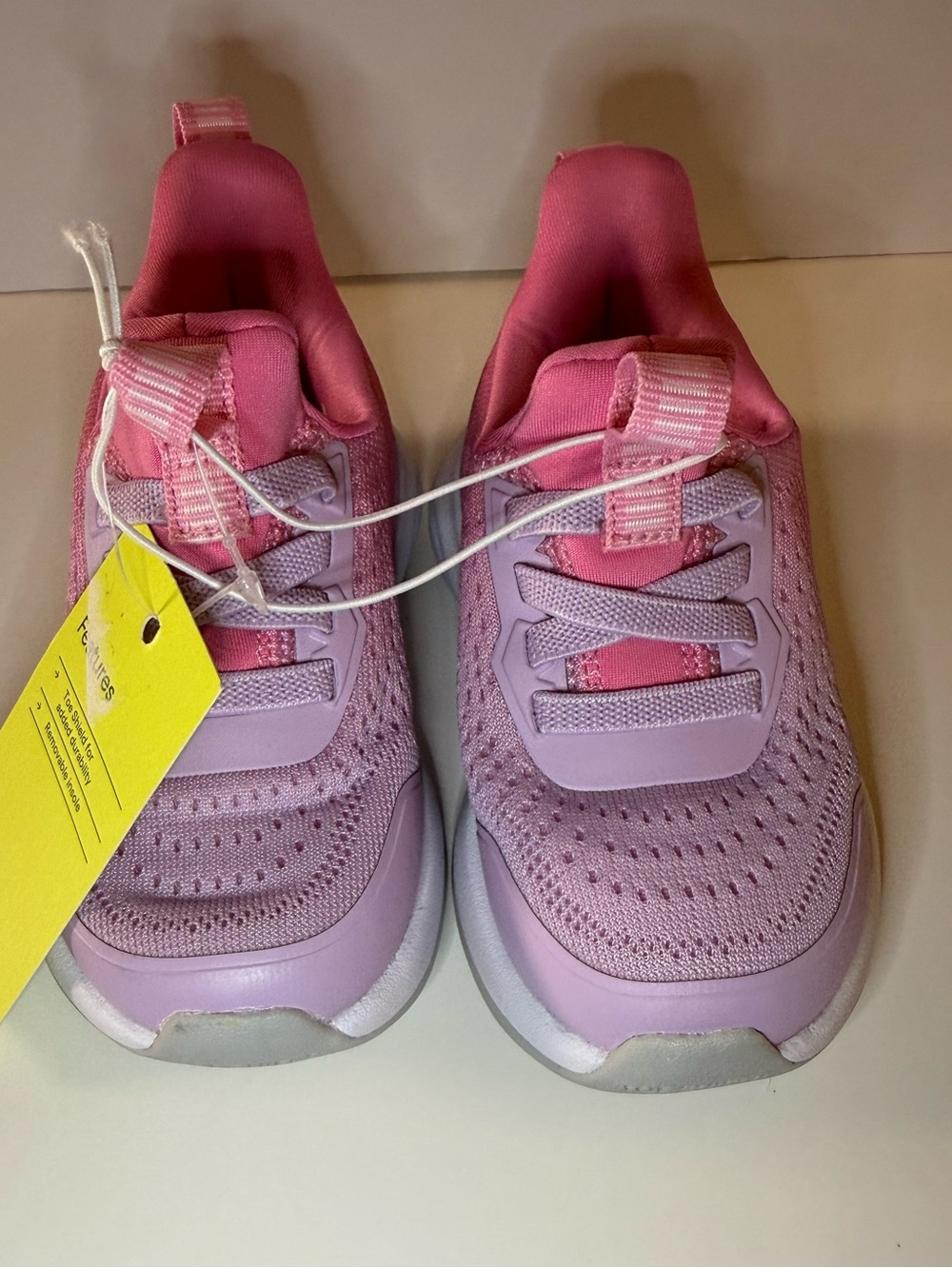 all in motion Pink and Lavender Kids Slip-On Sneakers